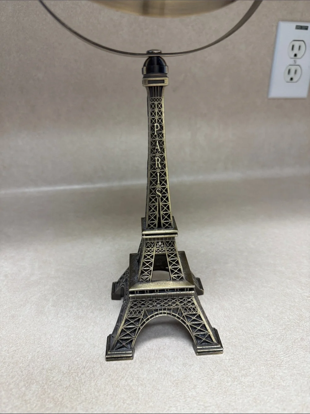 Eiffel Tower Bronze Finish Vanity Mirror - Bronze Makeup Mirror